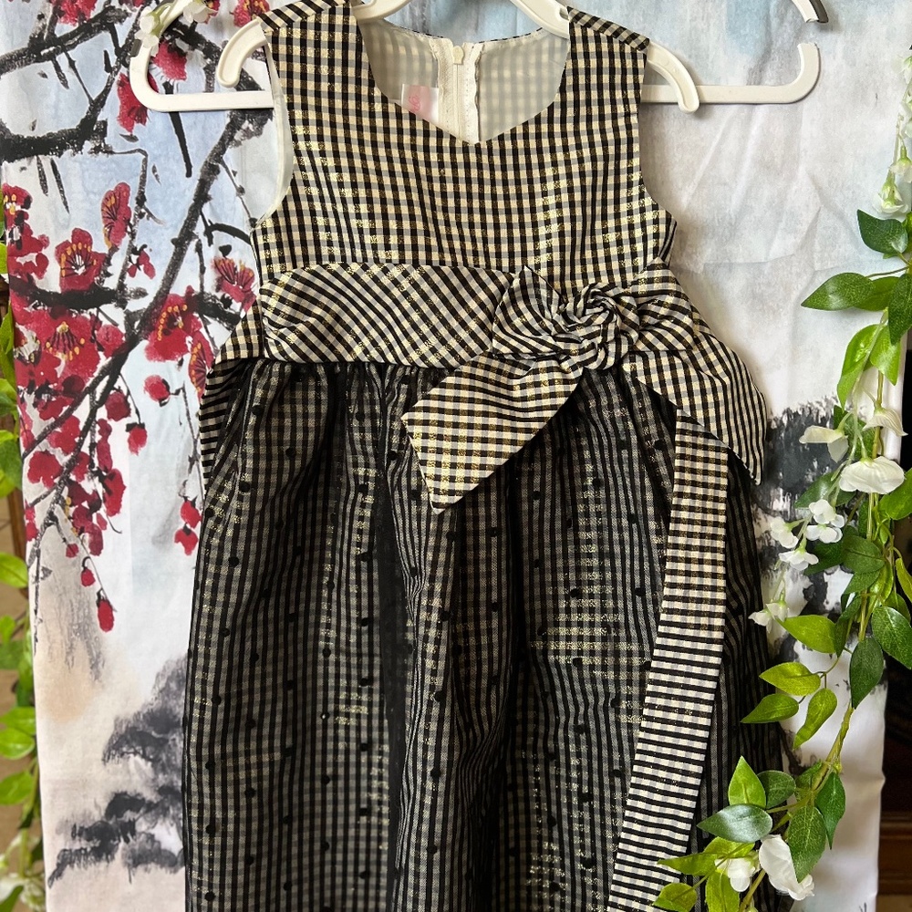 Gold Sz 4t Holiday Dress La Princess